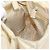 PRADA Borsa a mano in nylon argento beige Auth bs33932 - vista 20
