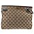 Borsa a Spalla GG Canvas Gucci Beige Argento 120841 Auth 173391 - vista 2