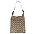 Borsa a Spalla GG Canvas Gucci Beige Argento 019.0538 Auth 174564 - vista 3