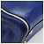 Salvatore Ferragamo Gancini Sofia Handtasche Leder 2-Wege Blau Gold Auth ARZ486A Golden - Ansicht 15
