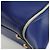 Salvatore Ferragamo Gancini Sofia Handtasche Leder 2-Wege Blau Gold Auth ARZ486A Golden - Ansicht 16