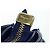 Salvatore Ferragamo Gancini Sofia Handtasche Leder 2-Wege Blau Gold Auth ARZ486A Golden - Ansicht 18