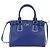 Salvatore Ferragamo Gancini Sofia Handtasche Leder 2-Wege Blau Gold Auth ARZ486A Golden - Ansicht 2