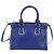 Salvatore Ferragamo Gancini Sofia Handtasche Leder 2-Wege Blau Gold Auth ARZ486A Golden - Ansicht 3