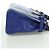 Salvatore Ferragamo Gancini Sofia Handtasche Leder 2-Wege Blau Gold Auth ARZ486A Golden - Ansicht 5