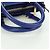 Salvatore Ferragamo Gancini Sofia Handtasche Leder 2-Wege Blau Gold Auth ARZ486A Golden - Ansicht 8