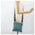 Borsa a Spalla PRADA Nylon Verde Argento Auth BSZ242 - vista 22