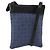 Bulgari Borsa a Spalla BVLGARI Denim Blu Argento Auth 166825