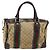 Borsa Boston in tela GG della linea Sherry di GUCCI Beige Oro Rosso Auth gh1789 D'oro - vista 2