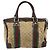 Borsa Boston in tela GG della linea Sherry di GUCCI Beige Oro Rosso Auth gh1789 D'oro - vista 3