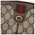 Borsa Gucci GG Supreme Web Sherry Line PVC Beige Oro 904 02 047 Auth ep13699 D'oro - vista 14