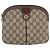 Borsa Gucci GG Supreme Web Sherry Line PVC Beige Oro 904 02 047 Auth ep13699 D'oro - vista 2