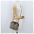 Borsa Gucci GG Supreme Web Sherry Line PVC Beige Oro 904 02 047 Auth ep13699 D'oro - vista 22
