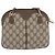 Borsa Gucci GG Supreme Web Sherry Line PVC Beige Oro 904 02 047 Auth ep13699 D'oro - vista 3