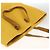 Hermès HERMES Amedaba GM Borsa Tote Tela Pelle Giallo Oro Auth BA11452 D'oro - vista 6