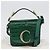 Chloé Borsa Chloe C in pelle embossata 2 in 1 verde oro Auth am11062V D'oro - vista 26
