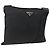 Borsa a Spalla PRADA in Nylon Nero Argento Autentica BSZ154