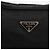 Borsa a Spalla PRADA in Nylon Nero Argento Autentica BSZ154 - vista 18