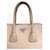 Prada Borsa tote beige  - vista 2