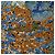 Fazzoletto di seta Hermès Carré 90 "Les Legendes de L'Arbre" in blu - vista 12