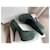 Yves Saint Laurent – Escarpins "Lucy 105" en Daim Vert Forêt Vert foncé  - vue 12