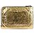 Chanel Feminine de piel plisada Large Dorado - vista 2