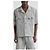 Camicia overshirt in tweed misto di cotone sfilacciato con colletto camp AMIRI Multicolore - vista 10