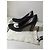 Scarpe con tacco Gucci in pelle nera con borchie dorate - vista 4