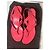 Sandali Gucci in pelle rosa con logo GG - vista 4