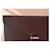 Yves Saint Laurent Pochette YSL cuir grainé marron Bordeaux Marron foncé  - vue 11
