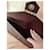 Yves Saint Laurent Pochette YSL cuir grainé marron Bordeaux Marron foncé  - vue 8