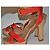 Sandali D&G in vernice rossa Taglia 36 Rosso - vista 2