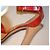 Sandali D&G in vernice rossa Taglia 36 Rosso - vista 4