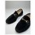 Vintage Gucci Wildleder Slipper mit schwarzem Pferdebit - Ansicht 2