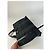 Vintage Hermès Canvas Tote Bag Schwarz Grau - Ansicht 11