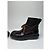 Stivali in pelle Gucci vintage neri e marroni 37 Marrone - vista 5