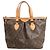 Borsa Louis Vuitton Palermo PM Monogram in Marrone M40145