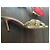 Christian Louboutin MARIBIS NAPPA PLATINO D'oro - vista 7