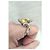 Autre Marque Silberring mit Citrin Cabochon und Diamanten - Ansicht 3