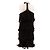 Bottega Veneta Vestido marrón con flecos Castaño - vista 2