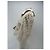 Autre Marque Giacca in pelliccia e satin crema Beige - vista 4