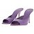 Autre Marque Mules violettes en cuir
