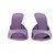 Autre Marque Mules violettes en cuir - vue 4