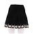 Alaïa Falda negra de lana Negro