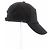 Gorra Luisa Spagnoli negra de algodón con logo blanco Negro - vista 3