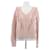 Maje Pullover rosa mit Fransen Pink  - Ansicht 1