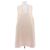 Autre Marque ELEH Creme Kleid ärmellos V Ausschnitt Beige