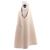 Autre Marque ELEH Creme Kleid ärmellos V Ausschnitt Beige - Ansicht 4