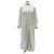 Autre Marque Abito lungo a camicia bianco in cotone HANANE HOTAIT