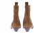 Autre Marque Botines camel de ante Castaño - vista 5